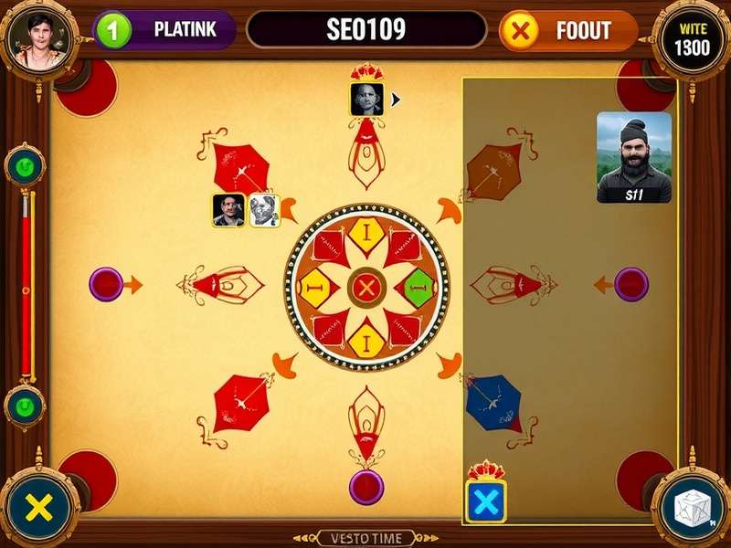 Carrom Victory Master multiplayer interface